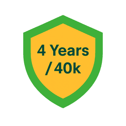 4 Years / 40K Miles Free Warranty