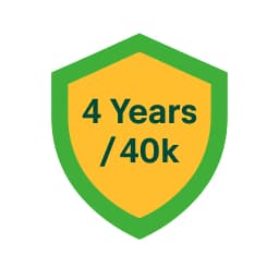 4 Years / 40K Miles Free Warranty